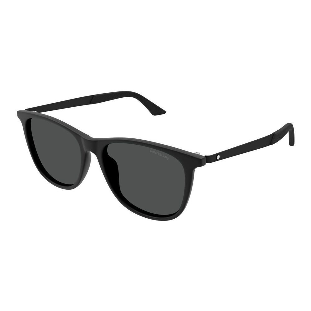Mont Blanc MB0330S Sunglasses Black Acetate Square